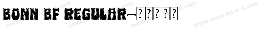 Bonn BF Regular字体转换